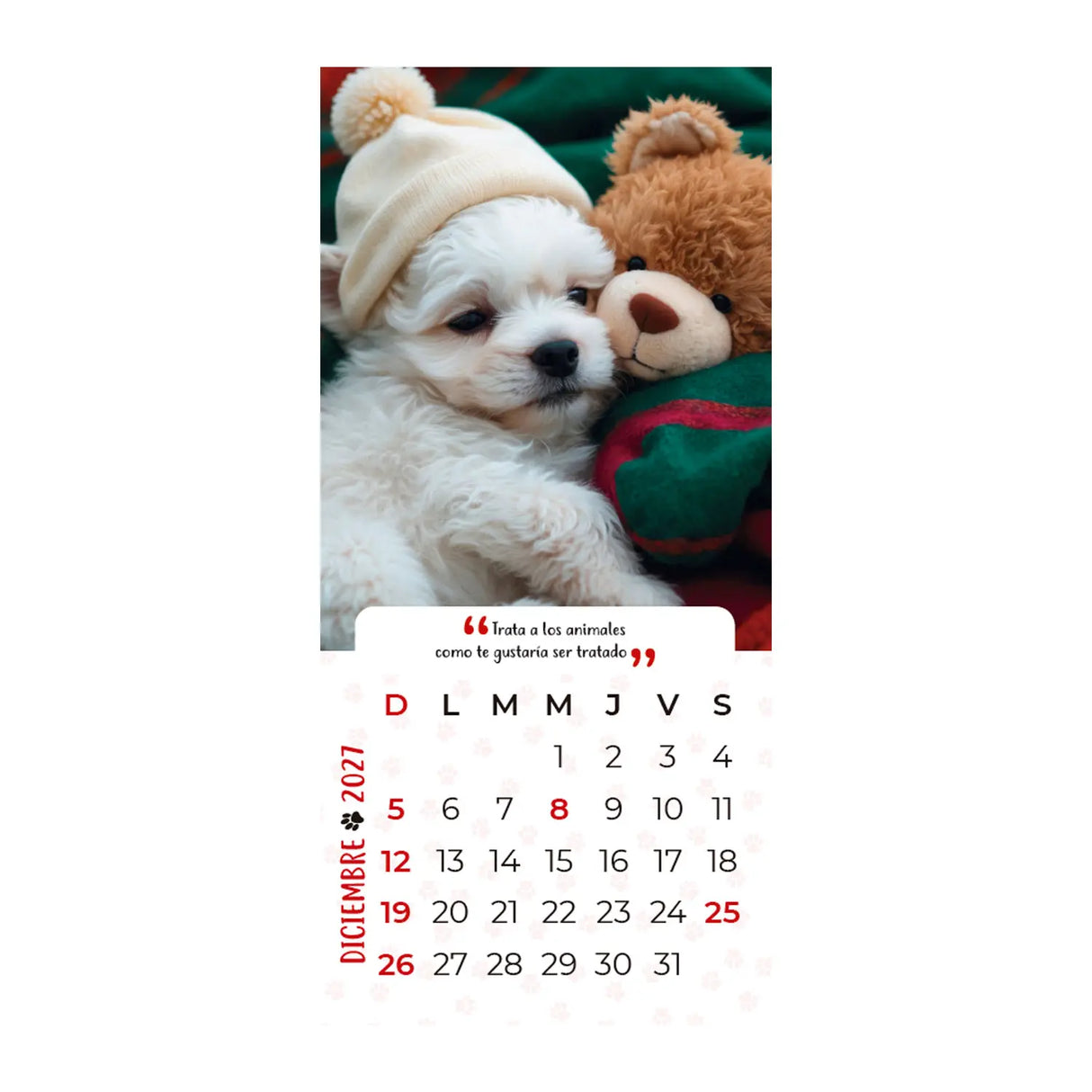 Calendario Mascotas 2027