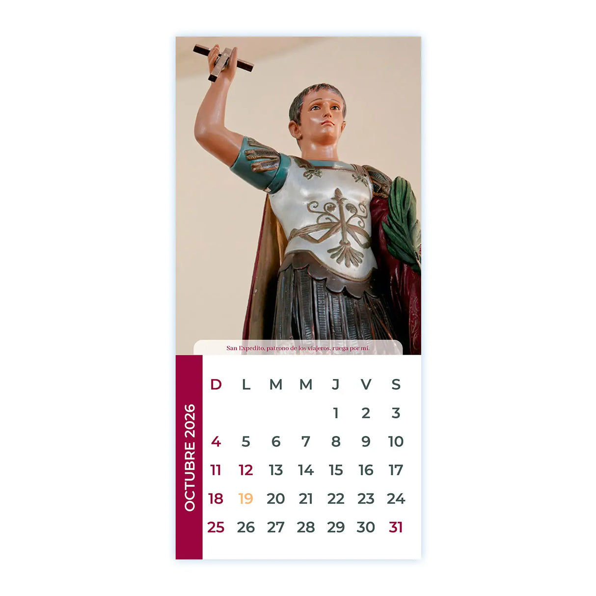 Calendario San Expedito 2026