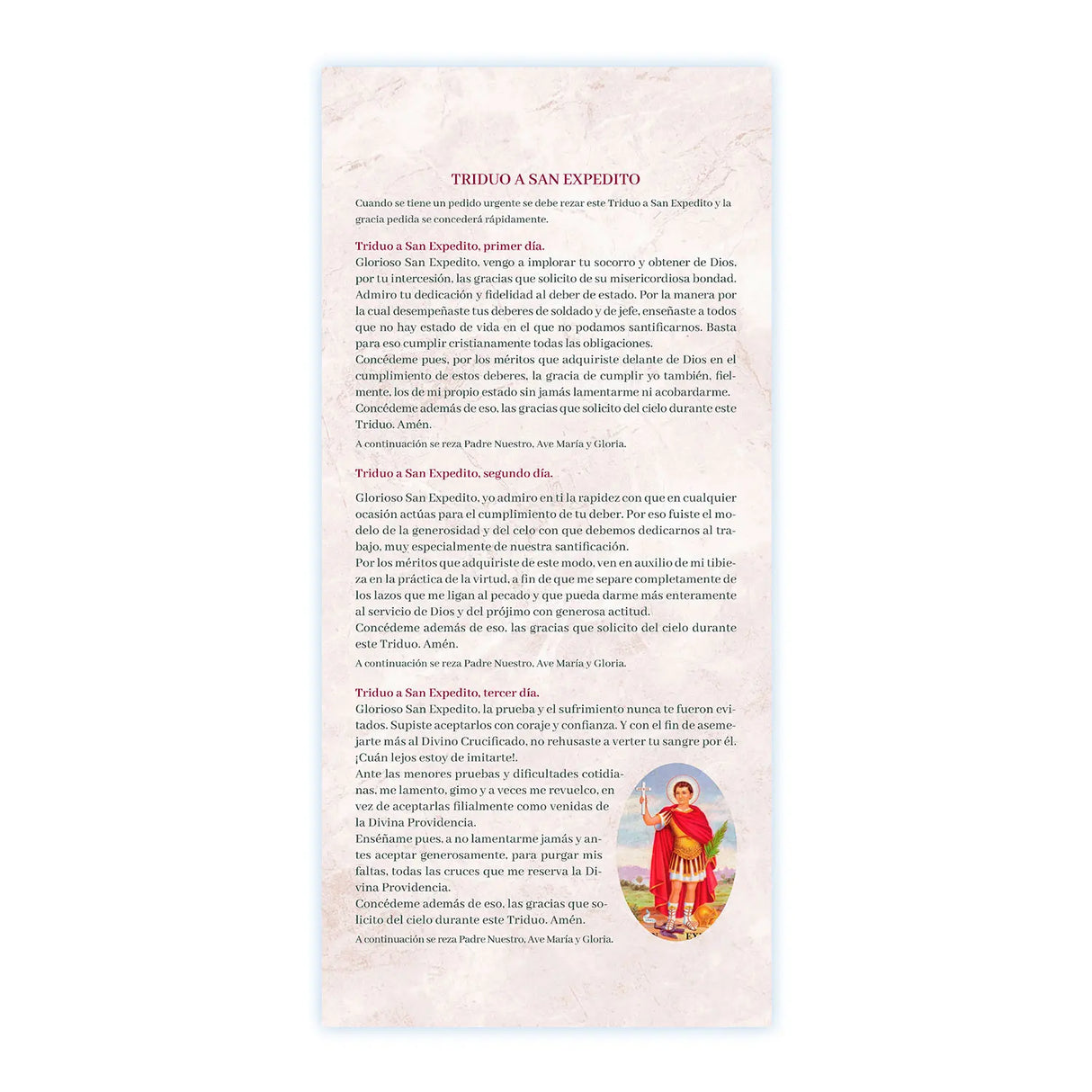 Calendario San Expedito 2026