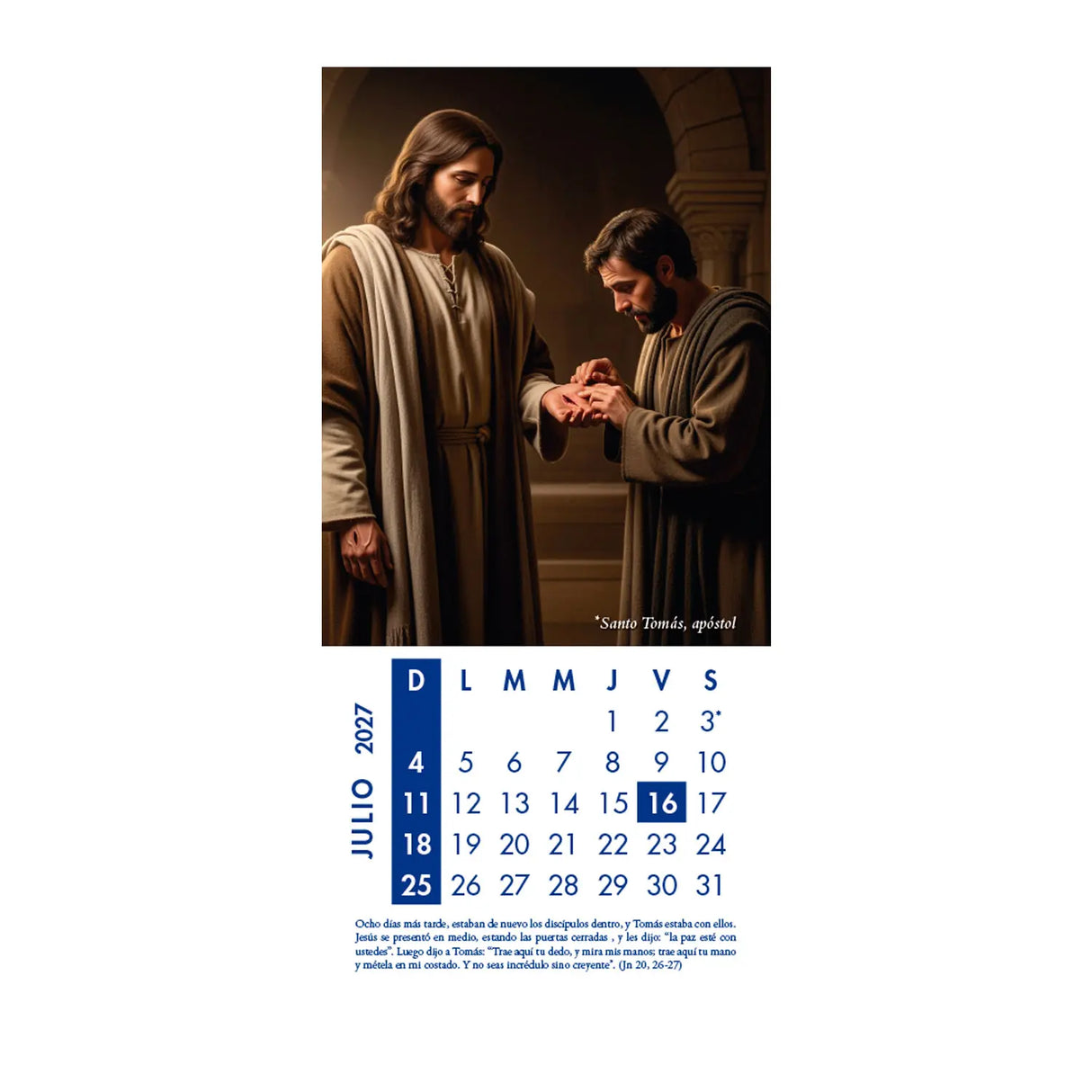 Calendario Bíblico 2027