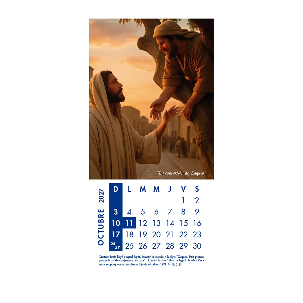 Calendario Bíblico 2027