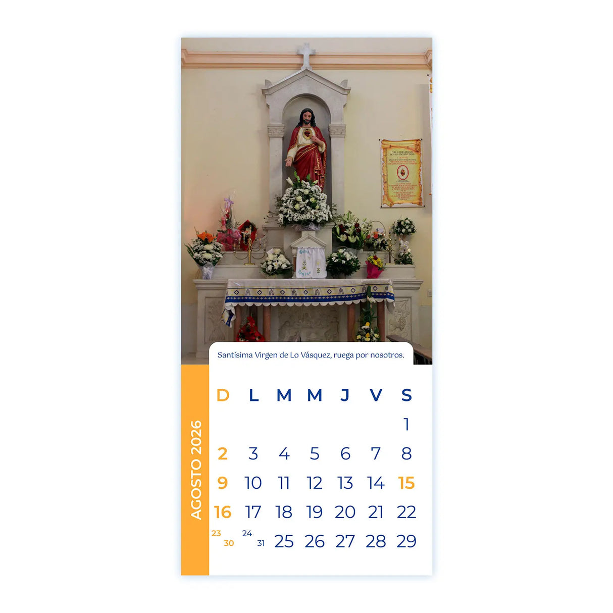 Calendario Purísima de Lo Vásquez