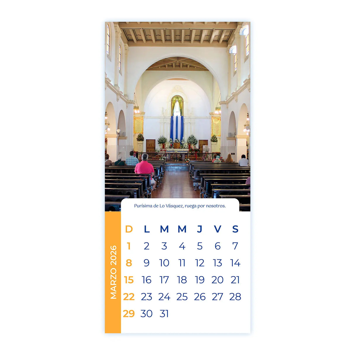 Calendario Purísima de Lo Vásquez