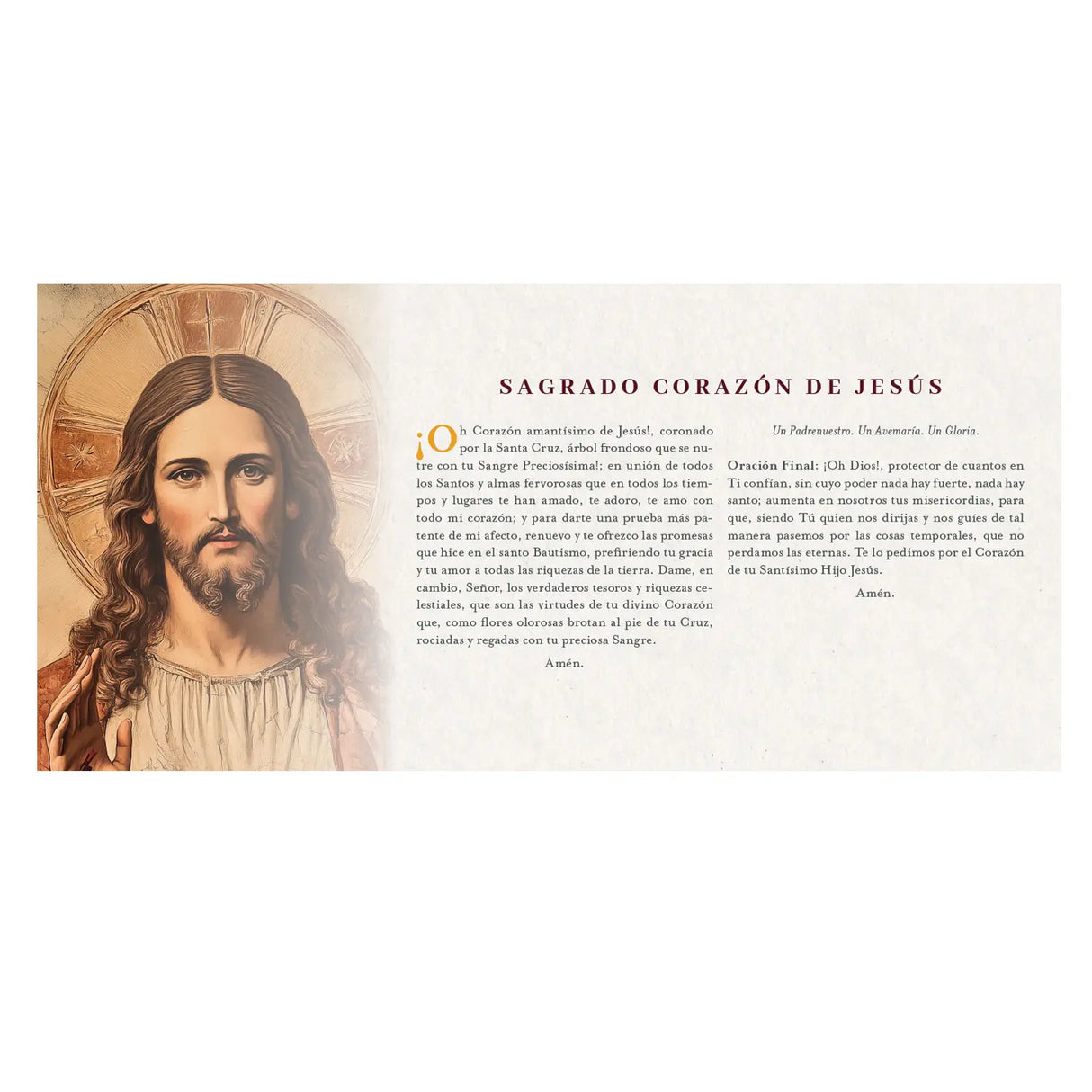 Calendario Planificador Sagrado Corazón 2027 (Para Escritorio)