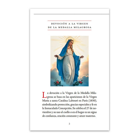 Devoción y novena a la Virgen de la Medalla Milagrosa