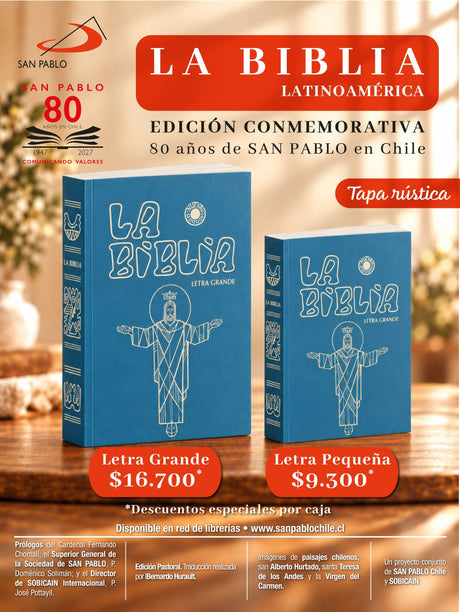 La Biblia Latinoamérica – Letra Grande - rustica Edición Conmemorativa