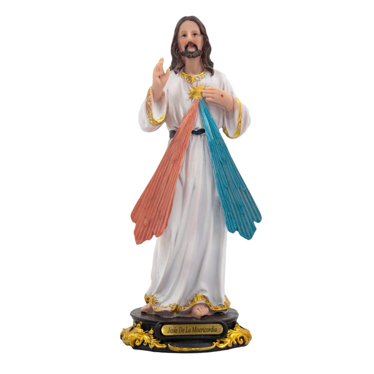 Jesus de la Misericordia 30 cms. con luz  (Poliresina)