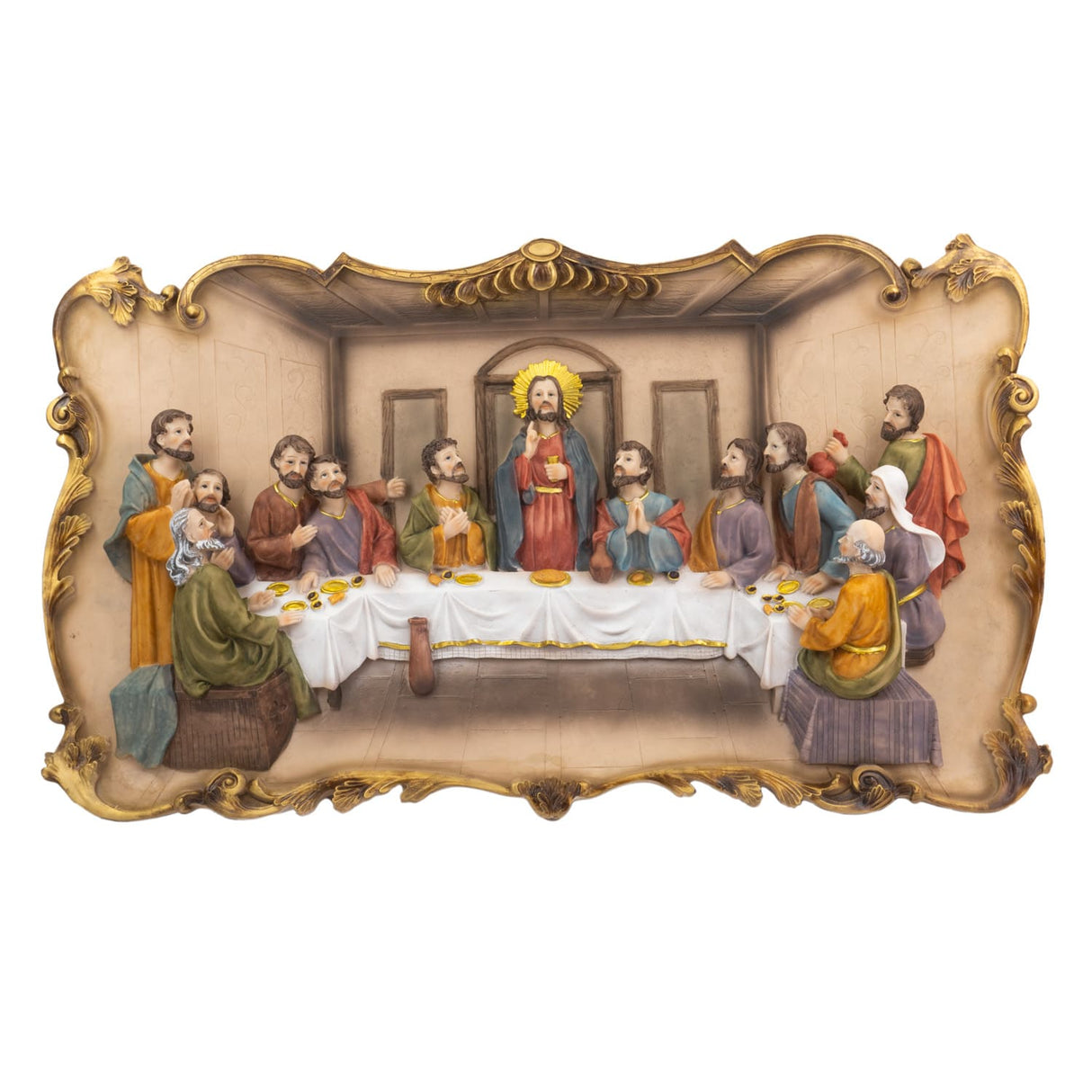 Ultima Cena Rectancular 70 cms. (Resina)