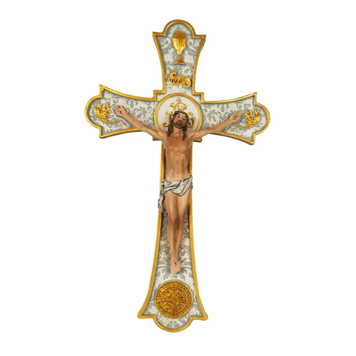 Crucifijo San Benito 22 cms.