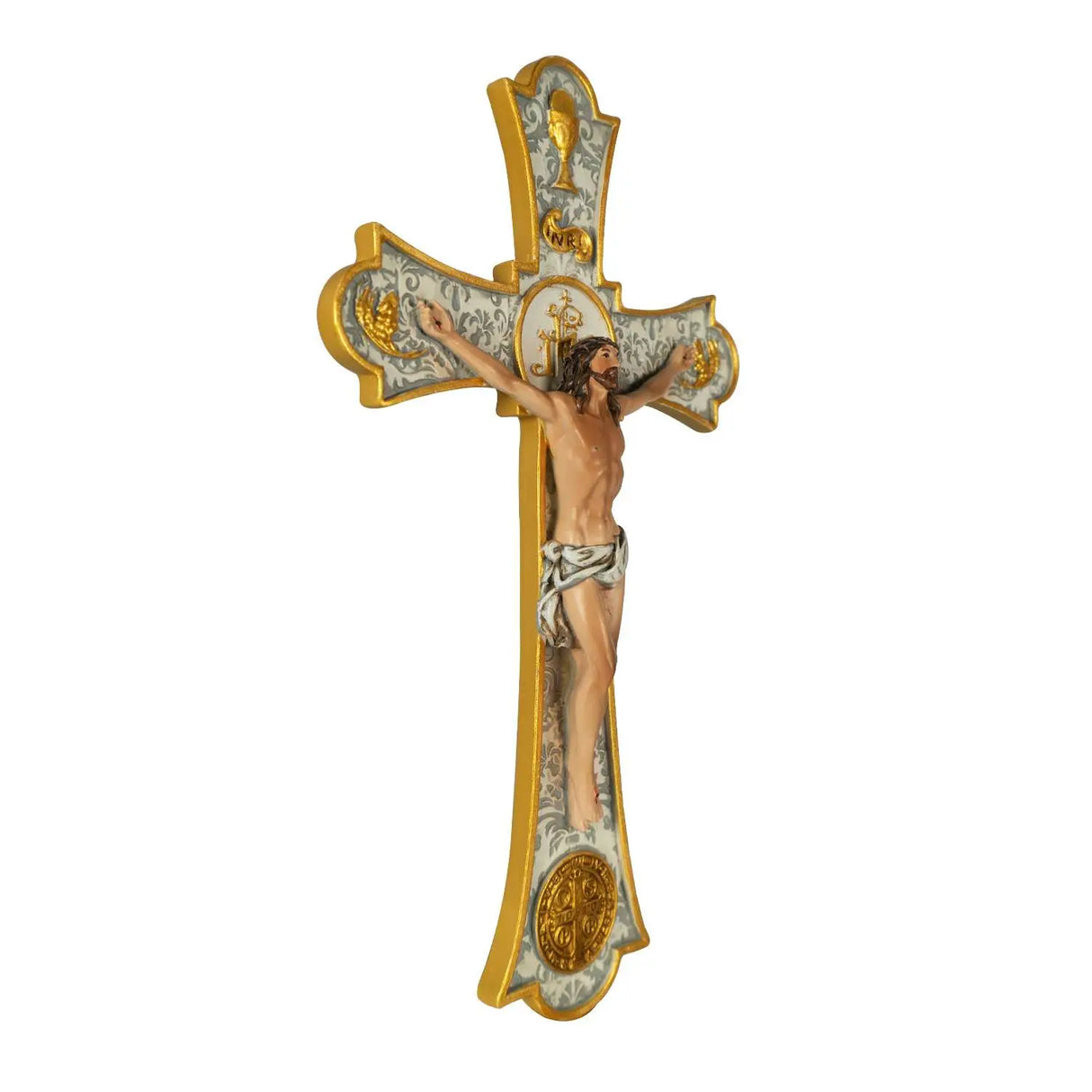 Crucifijo San Benito 22 cms.