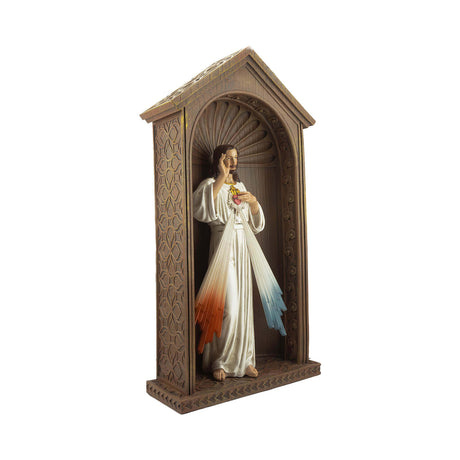 Jesus de la Misericordia en casa 31 cm (Resina)