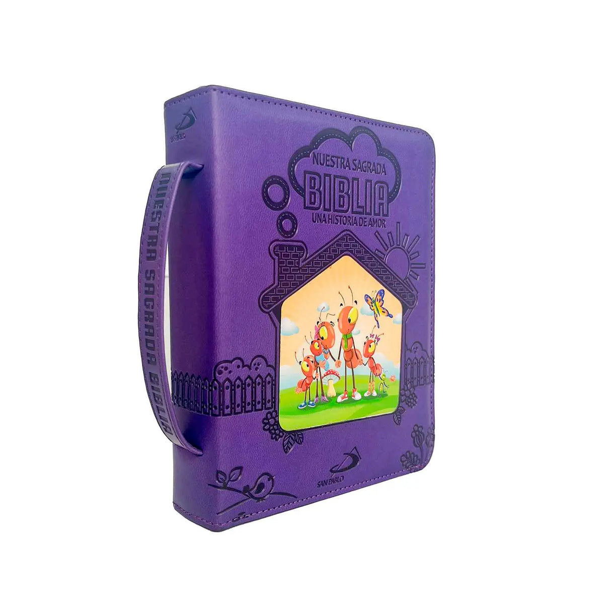 Biblia Hormiguita estuche - Morado