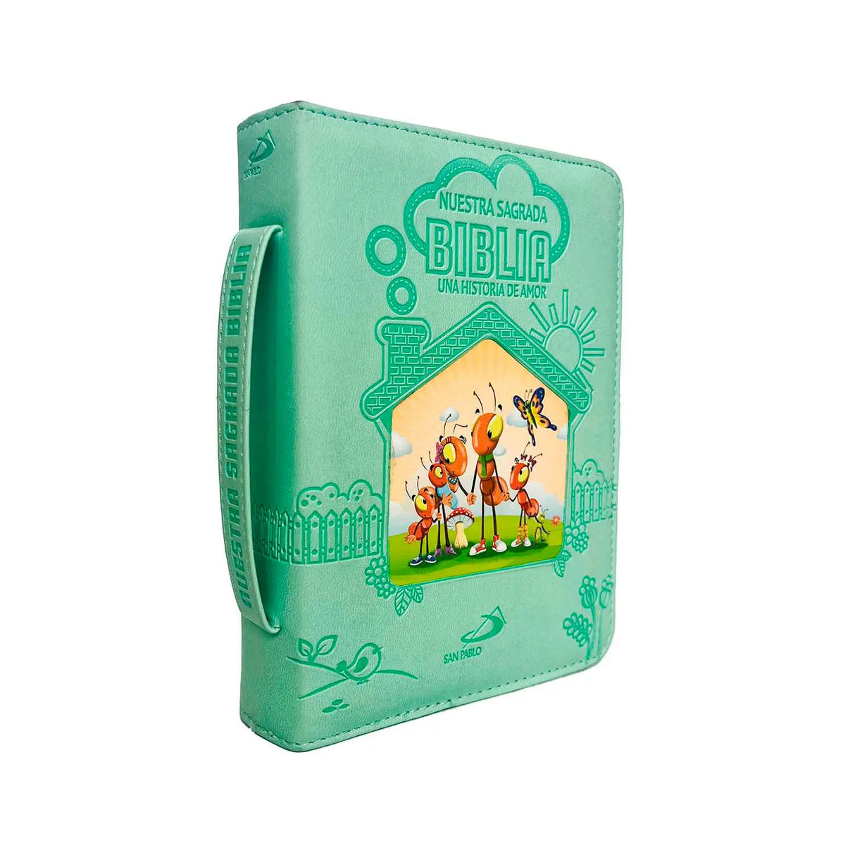 Biblia Hormiguita estuche - verde
