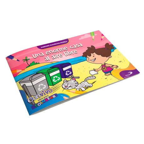 Una enorme casa al aire libre – Libro para Colorear