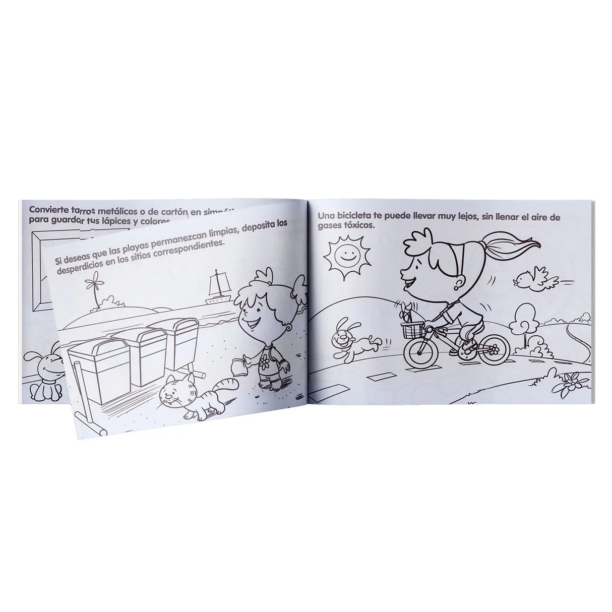 Una enorme casa al aire libre – Libro para Colorear