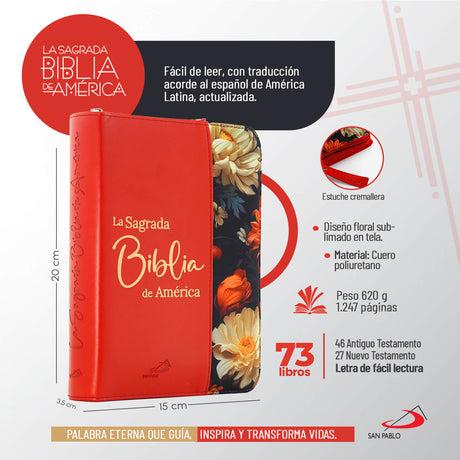 La Sagrada Biblia Estuche Roja