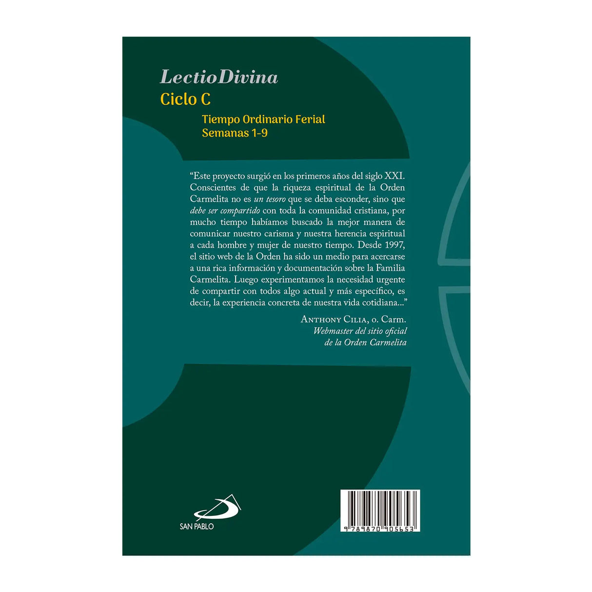 Lectio Divina Tiempo Ordinario Ferial Semanas 1 - 9