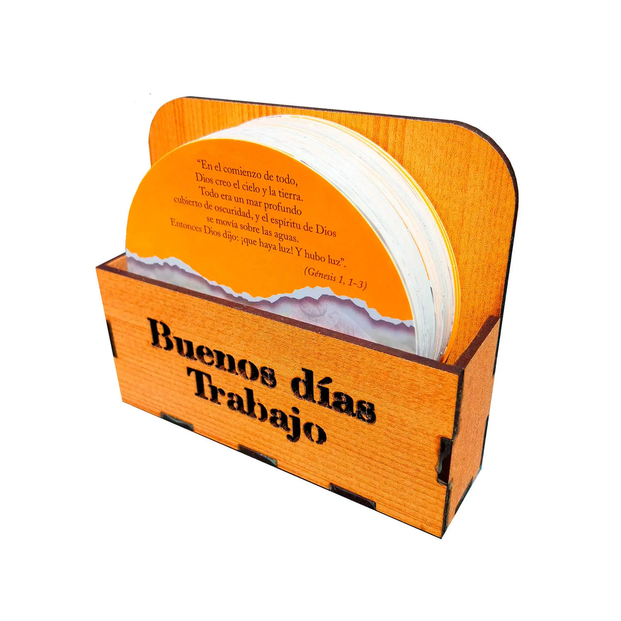 Good morning Work (Wooden box with tokens)