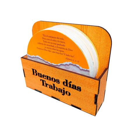 Good morning Work (Wooden box with tokens)