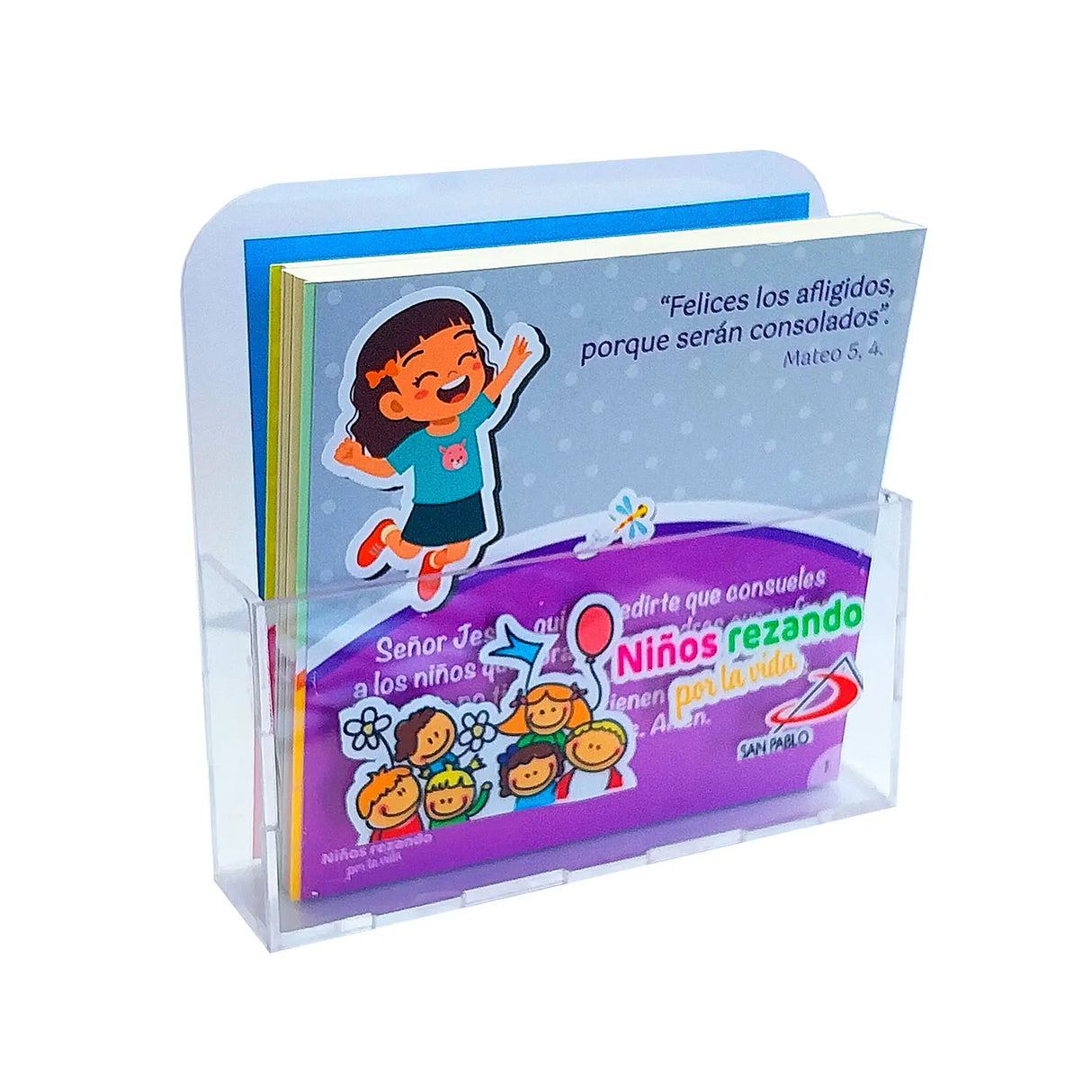 Niños rezando por la vida – Caja Acrilica