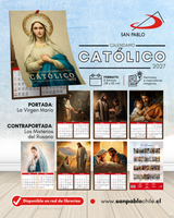 Calendario Católico 2027 - Portada Virgen Maria