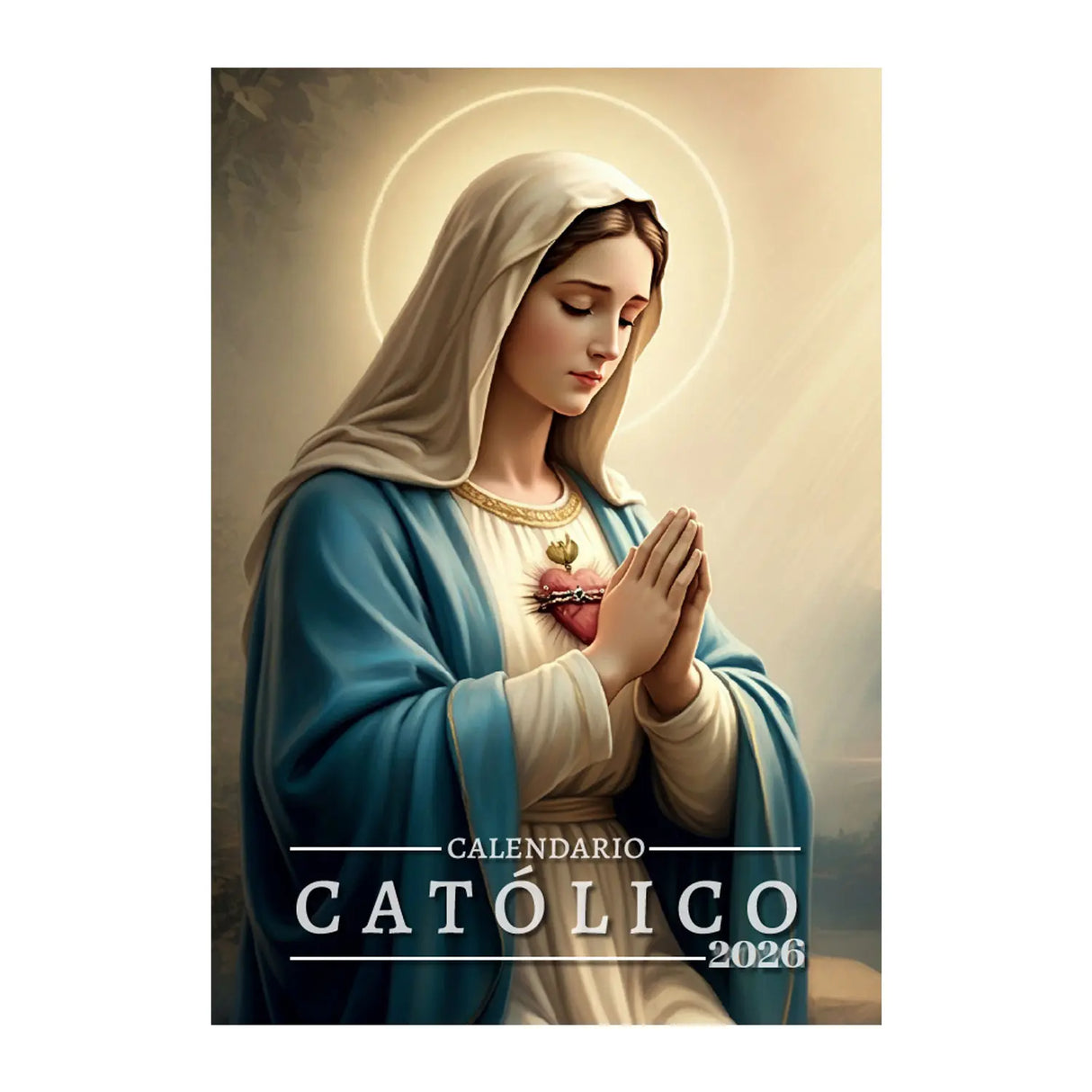 Calendario Católico 2026 - Portada Maria (EDICIÓN LIMITADA)