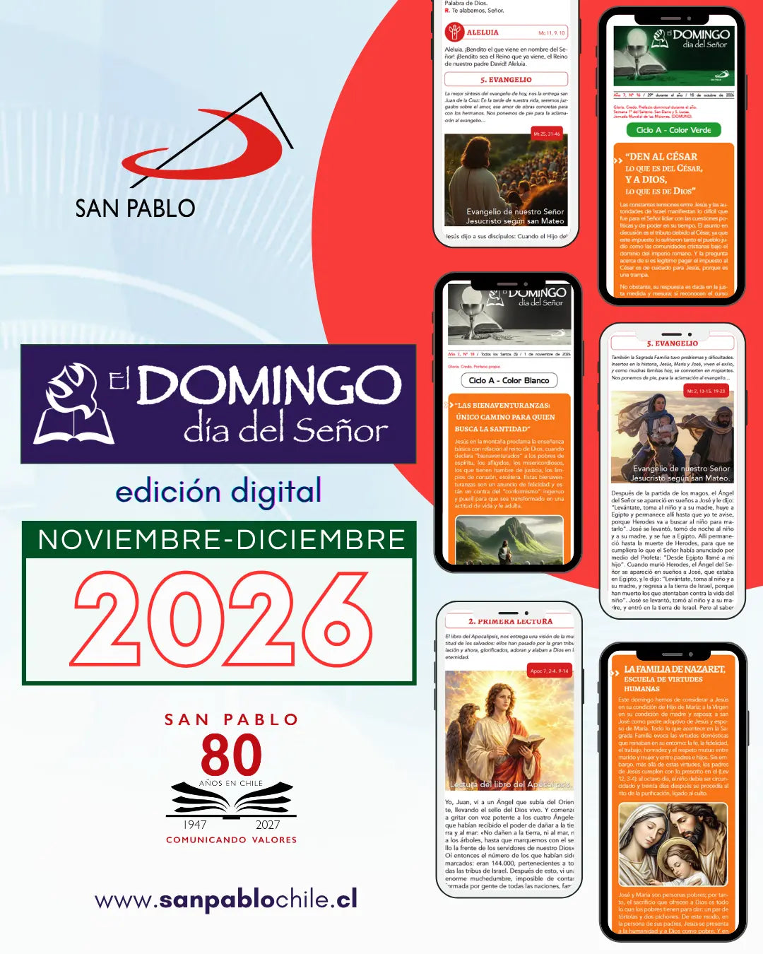 El Domingo EDICIÓN DIGITAL: noviembre/diciembre 2026