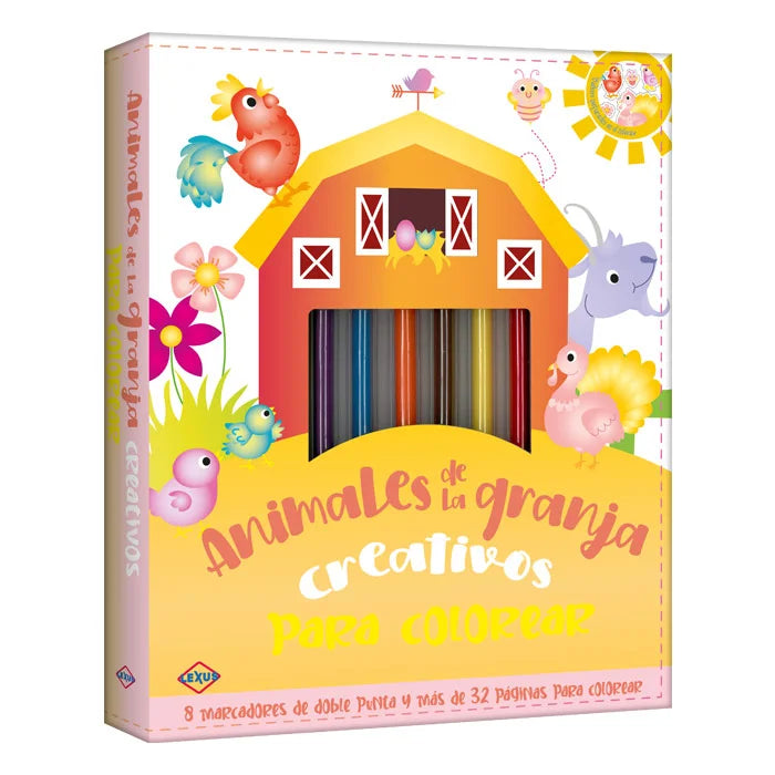 Animales de la Granja Creativos para Colorear