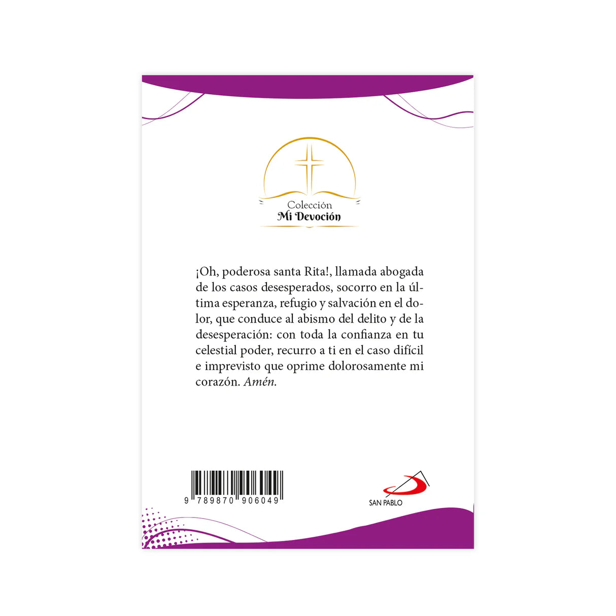 Mi Devoción Santa Rita de Casia - Bolsillo