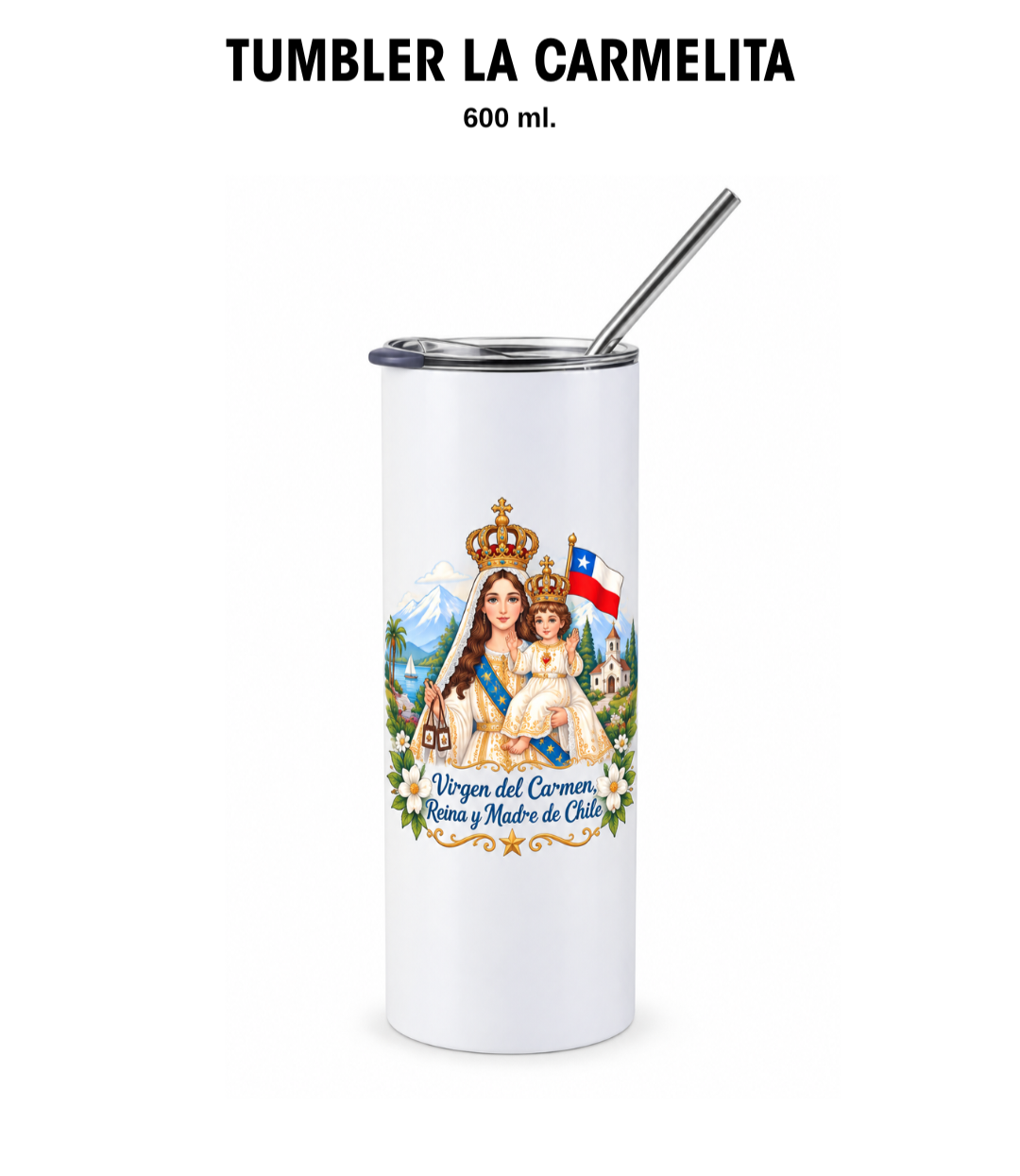 Tumbler Virgen del Carmen - 100 años de su coronación