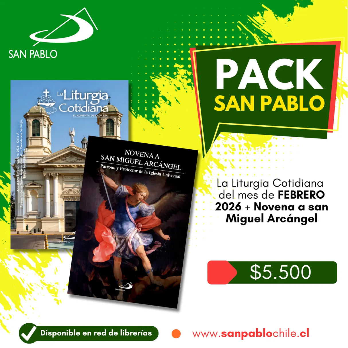 La Liturgia Cotidiana Febrero 2026 + Novena a San Miguel Arcangel