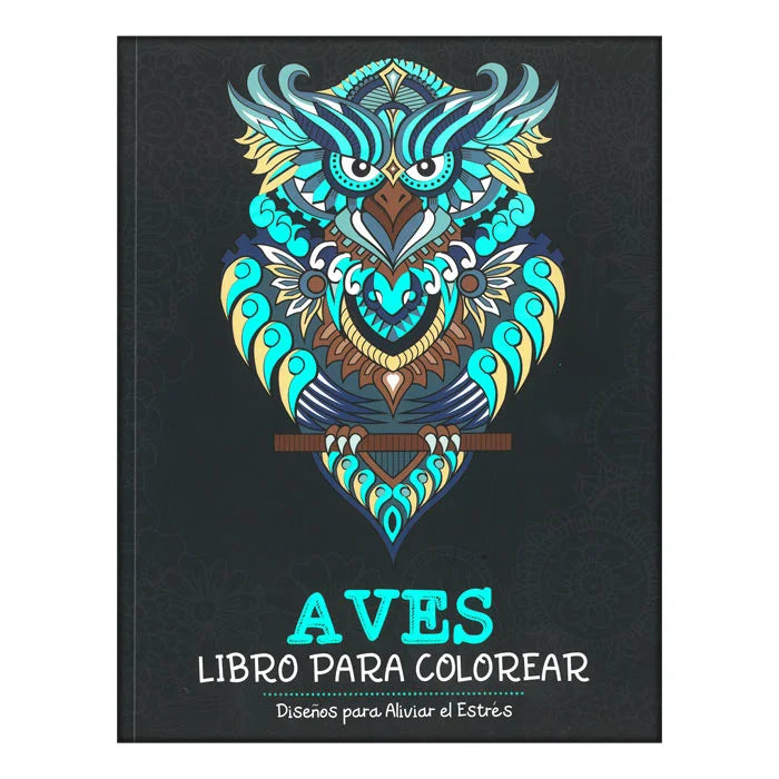 Aves Libro para Colorear - Diseños para aliviar Estrés