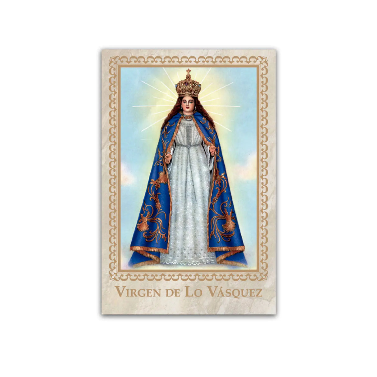 Estampa Virgen de Lo Vasques ( 50 unidades)