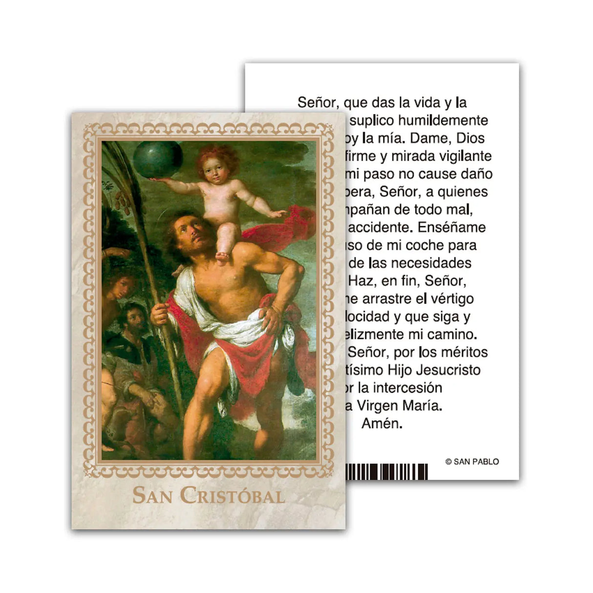 Estampa San Cristóbal (50 unidades)