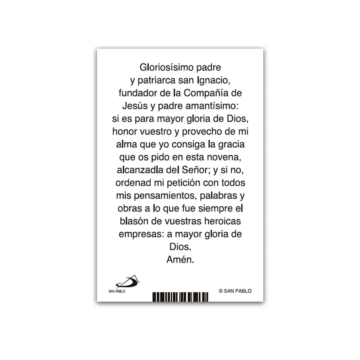 Estampa San Ignacio ( 50 unidades)