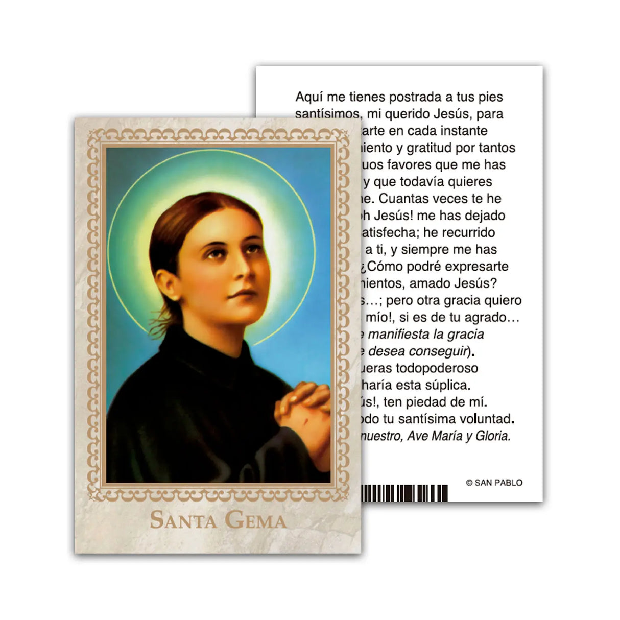 Estampa San Gema ( 50 unidades)