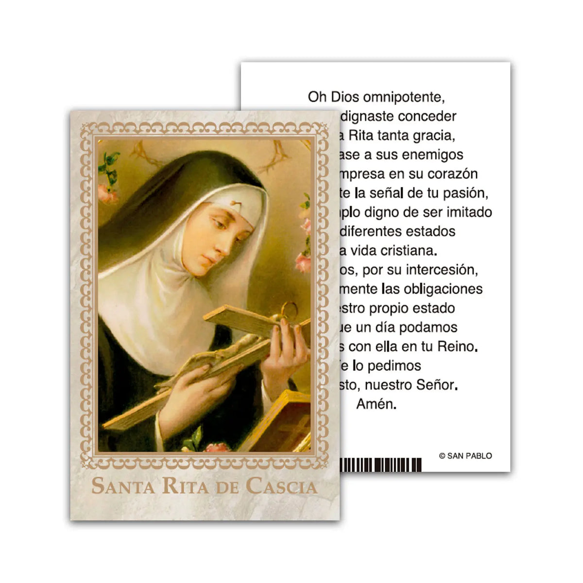 Estampa San Rita ( 50 unidades) – San Pablo Chile